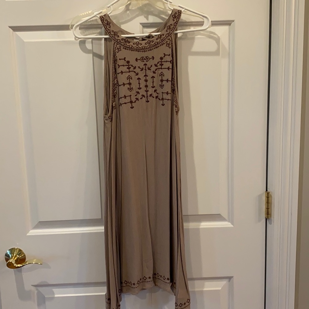 High neck dress